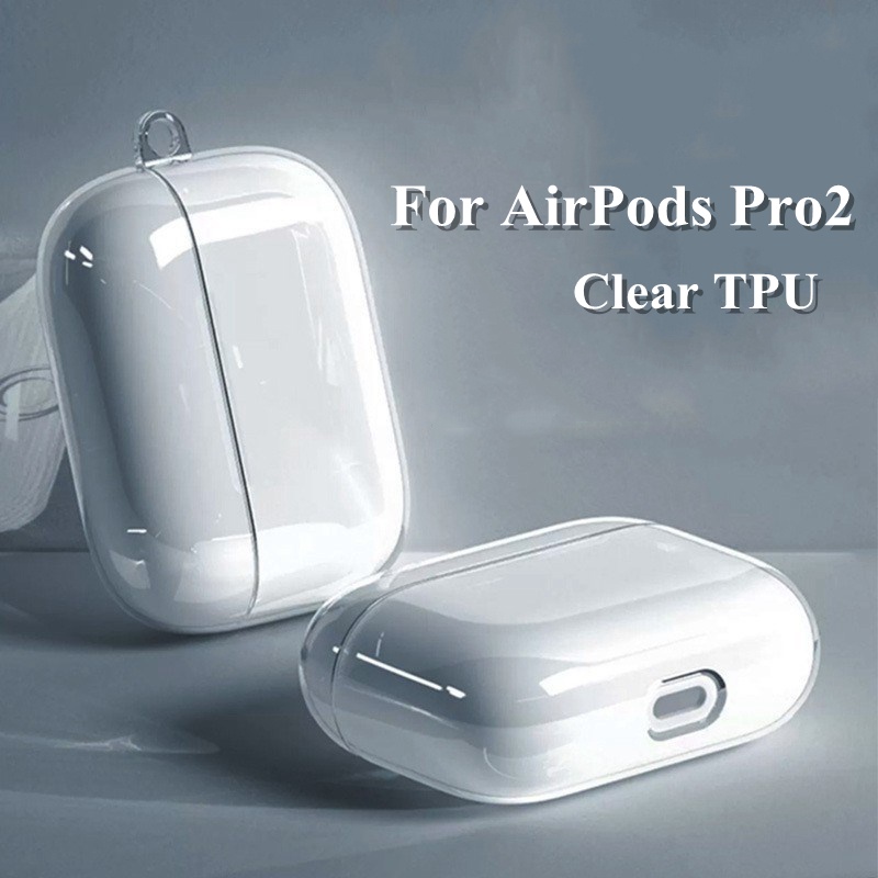 1 Pc Soft Case Silikon TPU Transparan Anti Gores Shockproof Cover Airpods Pro 2