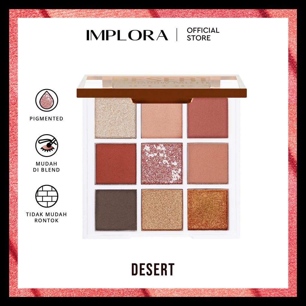 Implora NEW Eyeshadow Palette . EYESHADOW IMPLORA ORIGINAL 100% / Eyeshadow Implora