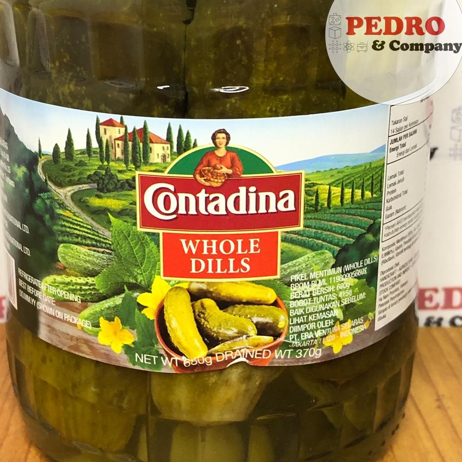 

artI3u8T--Contadina whole dills pickled cucumber timun acar 680 gram