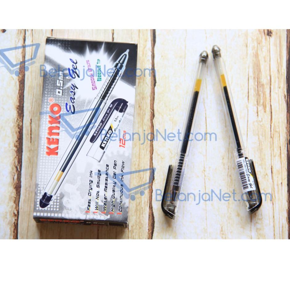 

Safe Payment Pen Gel Kenko Easy Gel 0.5 mm Tinta Hitam/Biru/Merah [1 LUSIN]