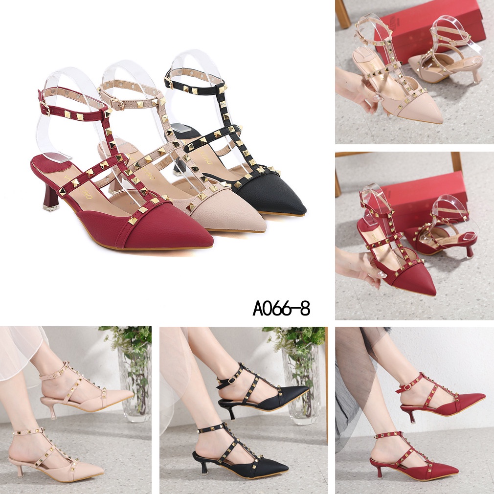 V Strap Heels A066-8