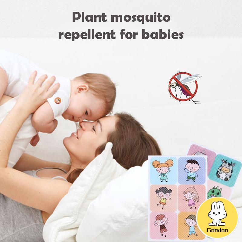 36 Kartun Stiker Nyamuk 36 Tanaman Minyak Esensial Anti -Mosquito Stiker Anak -anak Gelang Outdoor Nyamuk Sodoo -Doo