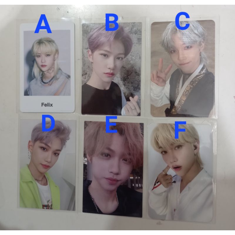 Felix Stray kids pc photocard Felix japan pola felix levanter felix hanbok felix golive hijau felix 