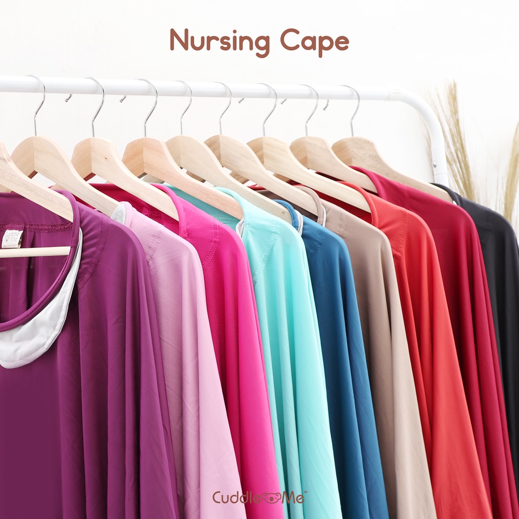 Cuddleme Nursing Cape | Nursing Poncho | Celemek Menyusui | Apron Penutup Menyusui