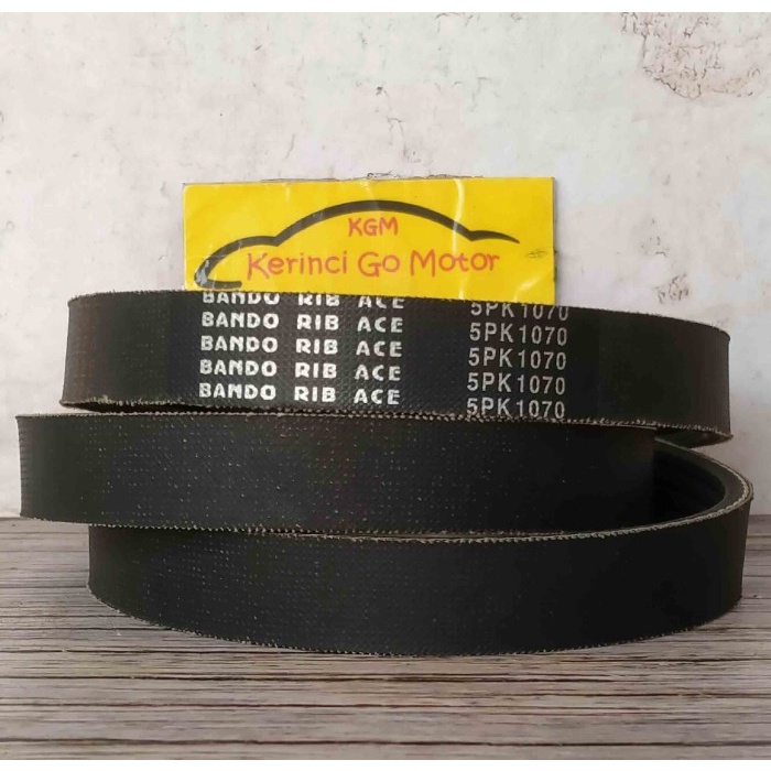 BANDO VAN BELT 5PK 1070 RIB BELT TALI KIPAS 5PK-1070 FAN BELT ALUR