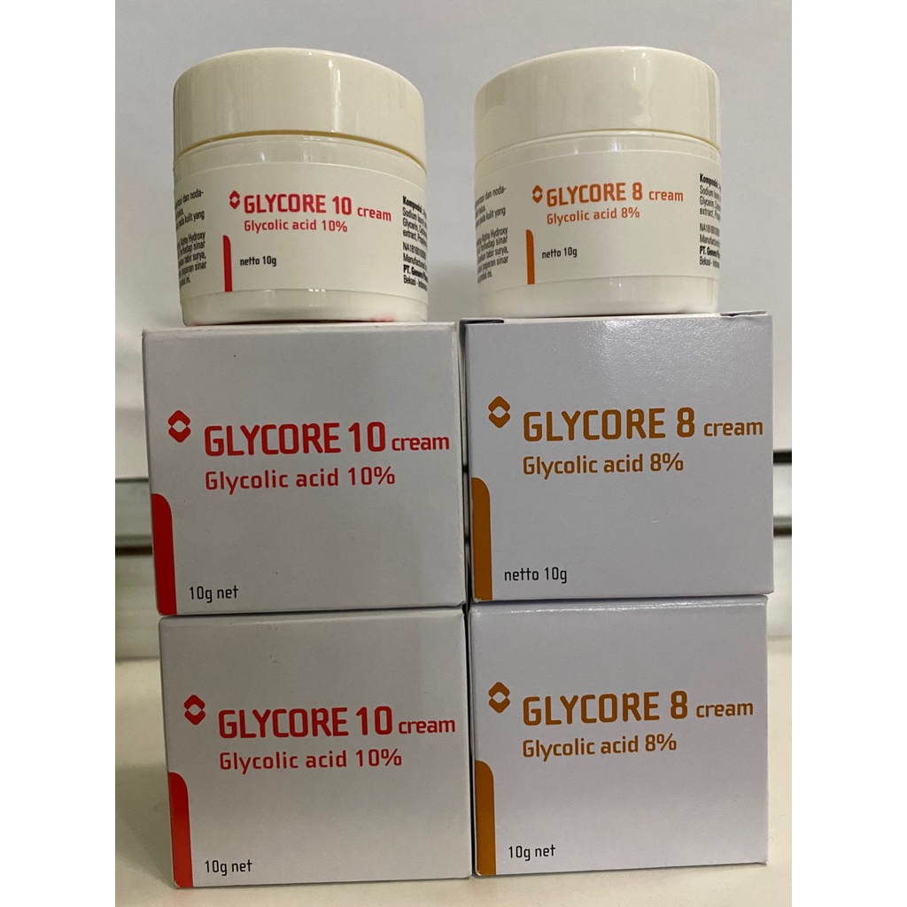 Glycore Cream / Glycore 8% / Glycore 10% / Pencerah Pemutih