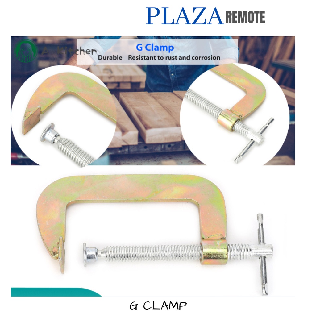 C / G CLAMP CATOK ALAT PENJEPIT 10 INCH  KAYU BESI DLL KUNCI MINI LOCKING PLIER
