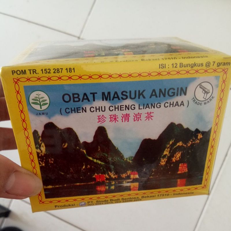 

Chen Chu Cheng Liang Cha 12 Sachet @ 7gr / Teh Obat Masuk Angin/ Liang Teh / Liong Cha