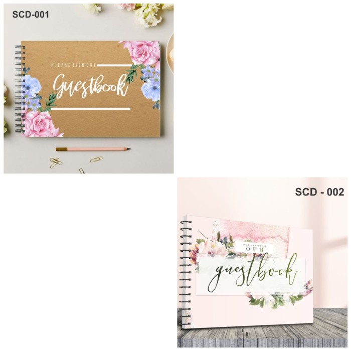

buku tamu undangan pernikahan wedding guest book SCD