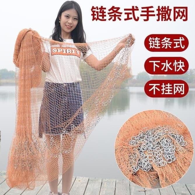Jaring Lempar/Jala Ikan Dan Udang Siap Pakai