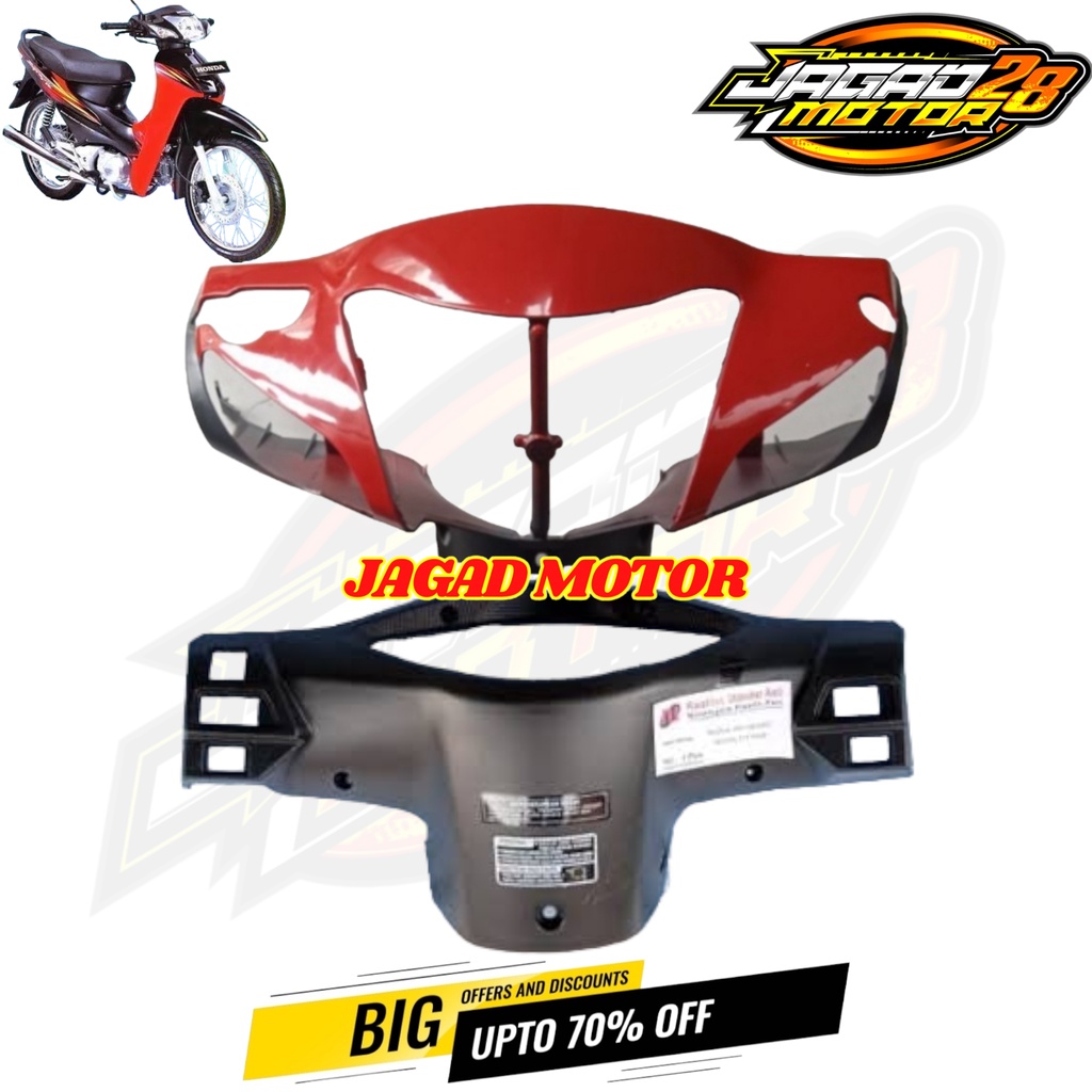 Batok Depan Belakang Honda Supra Fit New Fit X Fit S Merah / Kepala Depan Belakang Honda Supra Fit New Fit X Fit S Merah / Batok Kepala Totok Depan Belakang Honda Supra Fit New Fit X Fit S Merah