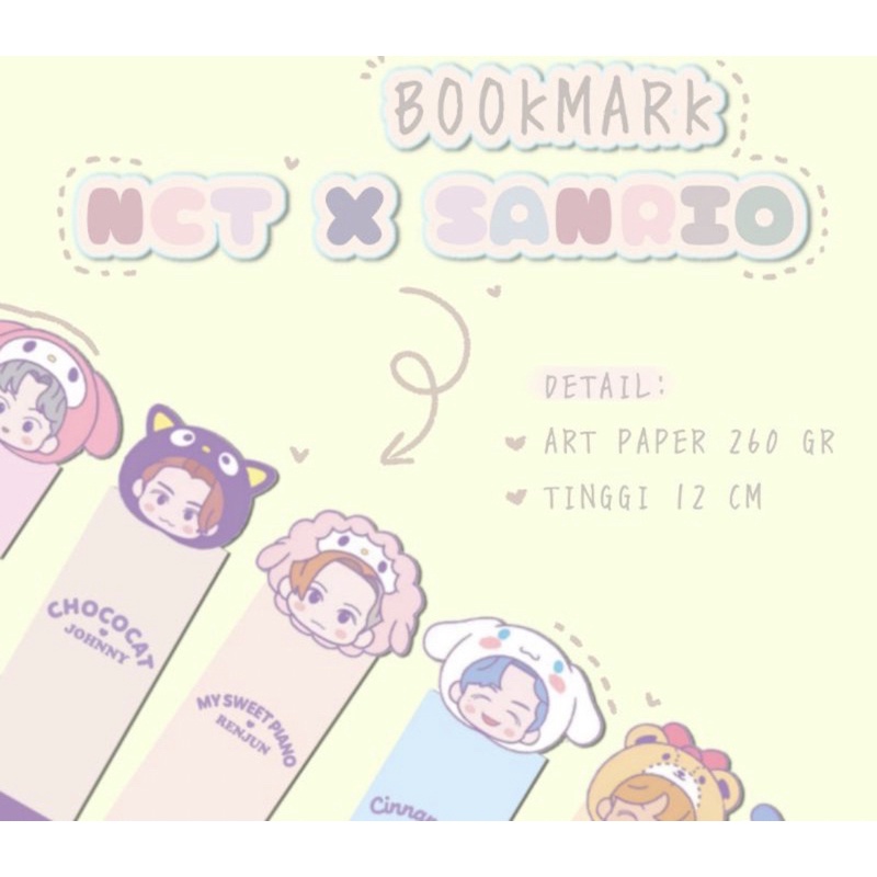 

Pembatas Buku NCT Sanrio