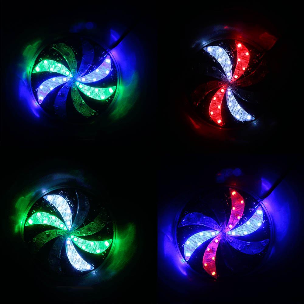 Rebuy Motor Modifikasi Lampu Kincir Angin Super Terang6/8/10cm DC 12V Car Styling Light Flash Lamp