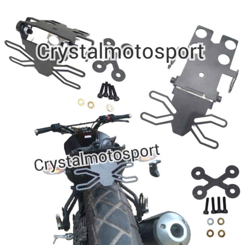 breket plat nomor xsr155 tail tidy lipat xsr155 breket plat nopol xsr