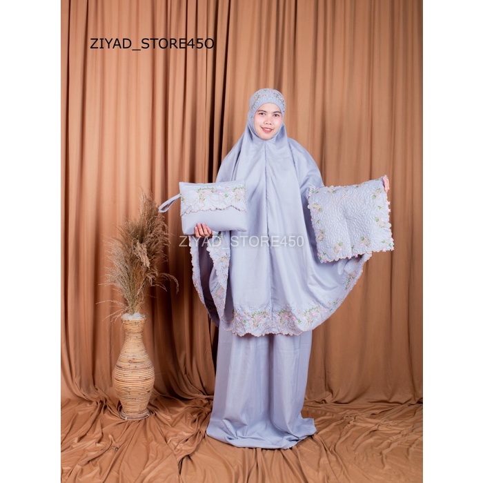 

[ COD ] Hampers kado mukena dewasa siti khadijah ameena free sajadah tasbih - abumuda