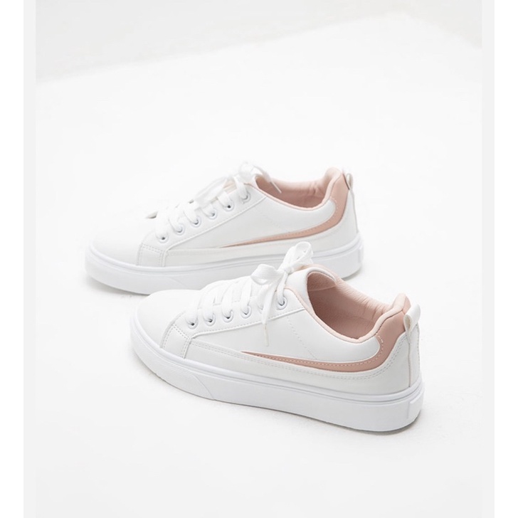 Spatu wanita sneaker - Sofia Sienna Low Ankle Sneaker White