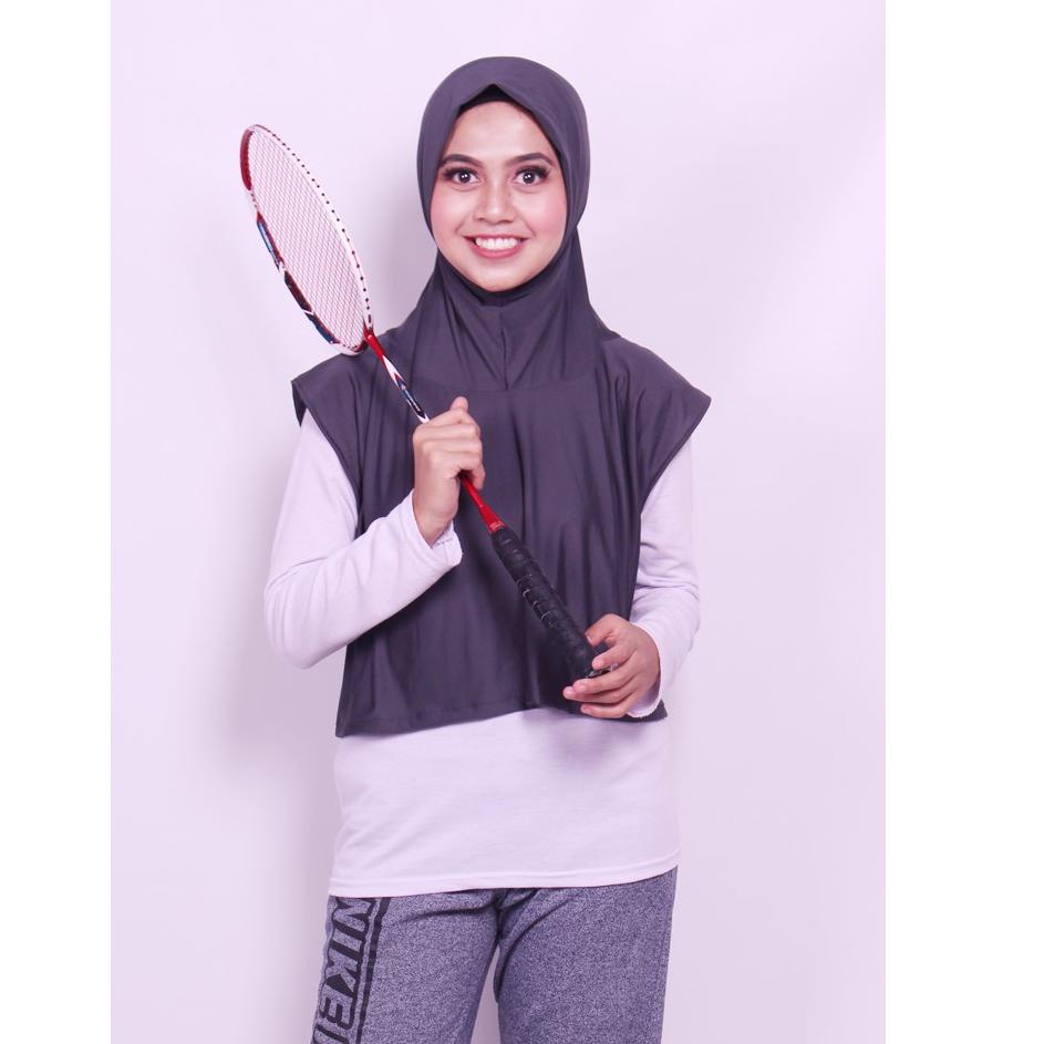 Recomended BERGO SPORT JERSEY KERUDUNG OLAHRAGA MENUTUPI DADA/SPORT HIJAB/JILBAB VOLLY SENAM BADMINT