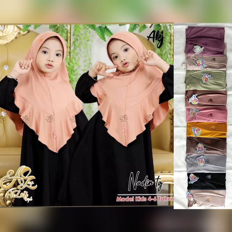 Hijab Nadin TG/Hijab Anak/ Hijab Kids/ Hijab Al Zafi