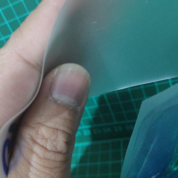 

Plastik Mika Lemas Lembek Lembut BURAM 0.25 mm JUAL PER METER