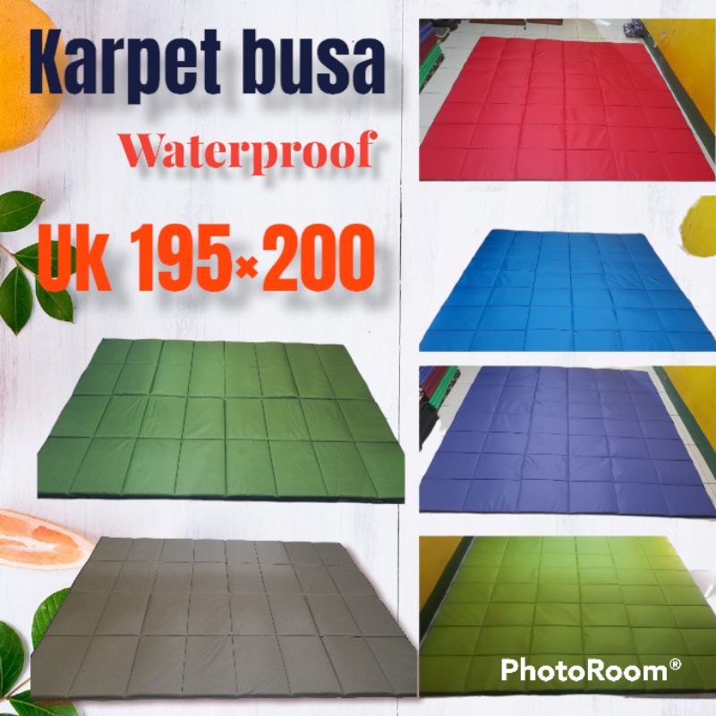 KARPET BUSA POLOS TIKAR LIPAT MATRAS