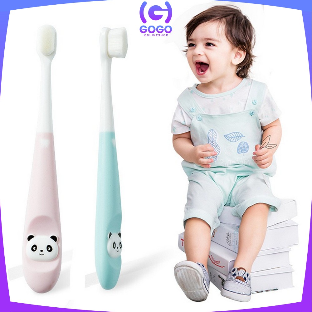 GOGO-C346 C347 Sikat Gigi Bayi Silikon Baby Training Tooth Brush / Pembersih Mulut Bayi / Sikat Gigi Anak Lembut