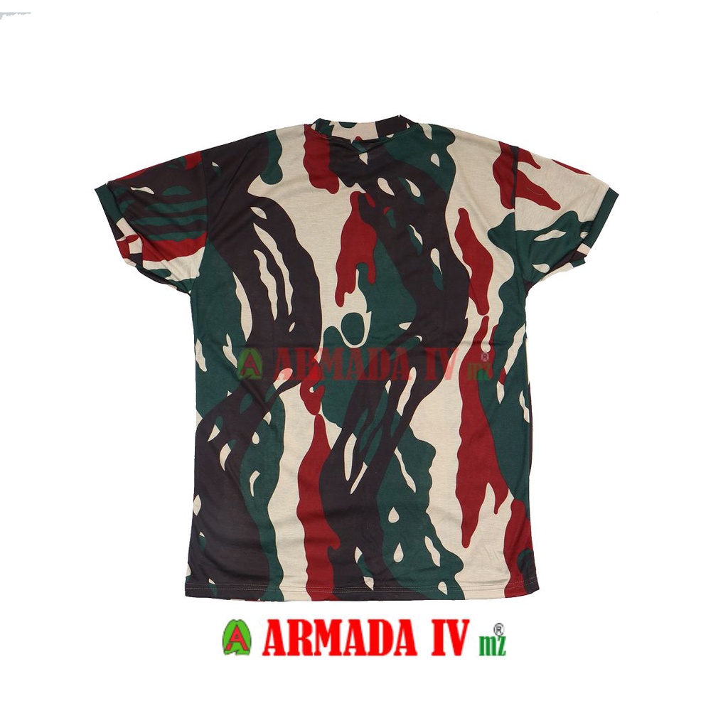 Kaos Oblong pendek loreng KOPASSUS