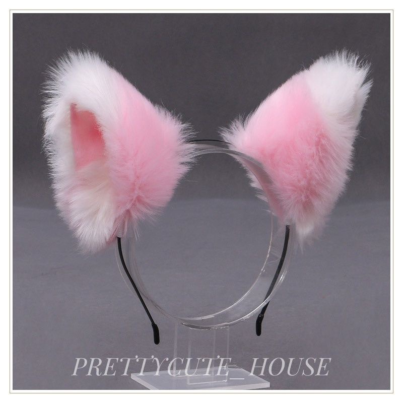 (SUPER PREMIUM) BANDO KUCING NEKOMIMI JUMBO / BANDO KUCING COSPLAY TIKTOK / BANDO KUCING LONCENG BULU