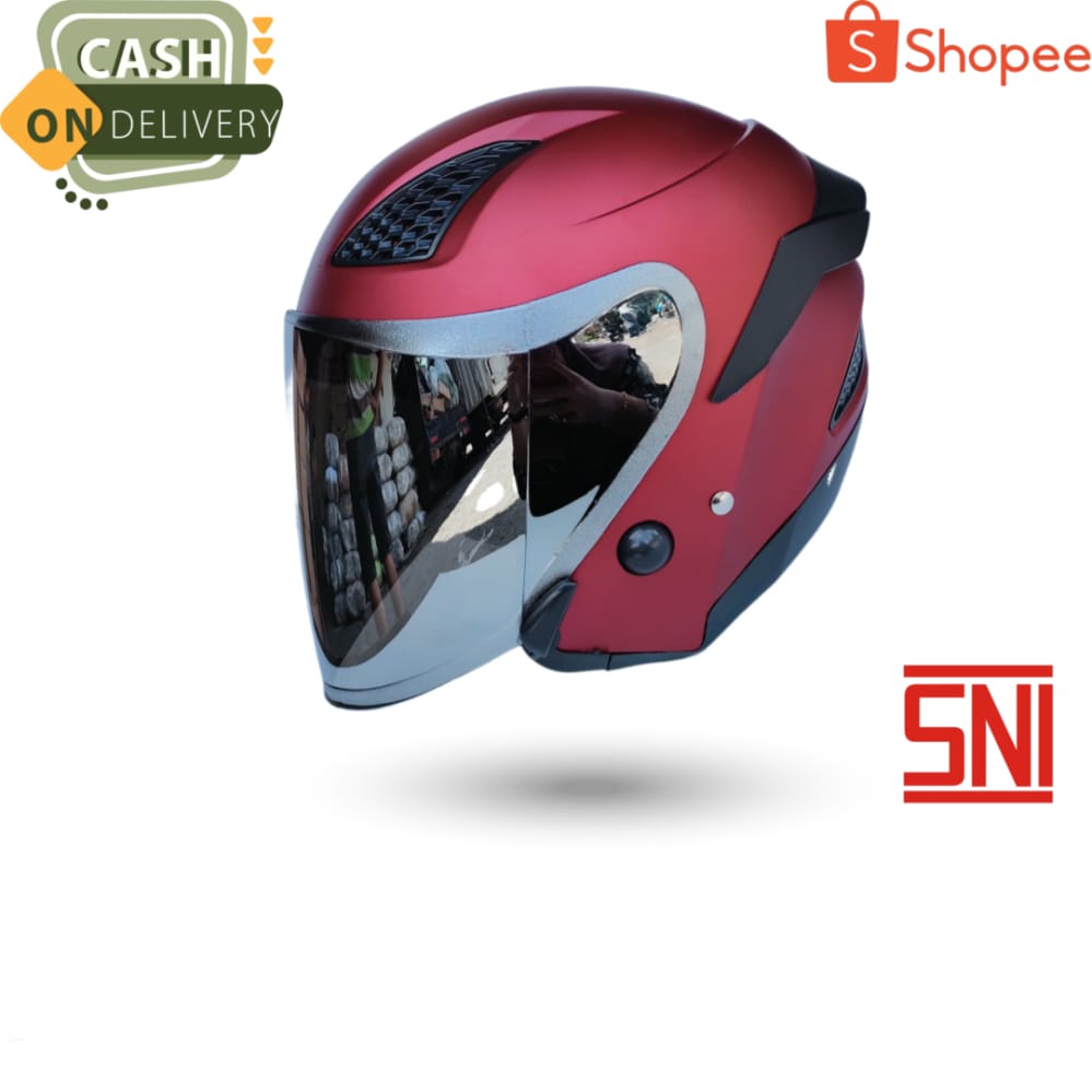 HELM MODEL TT CROSS KAIROZ ARL (HELM VIRAL KEKINIAN) FREE PACKING BOX