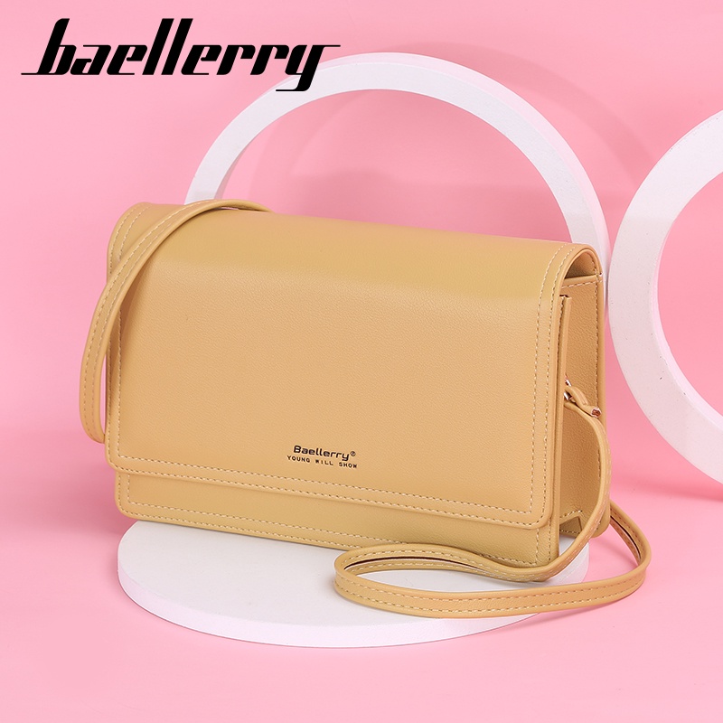 BAELLERRY N8583 Tas Selempang Wanita Bahan Kulit PU Leather Premium WATCHKITE WKOS