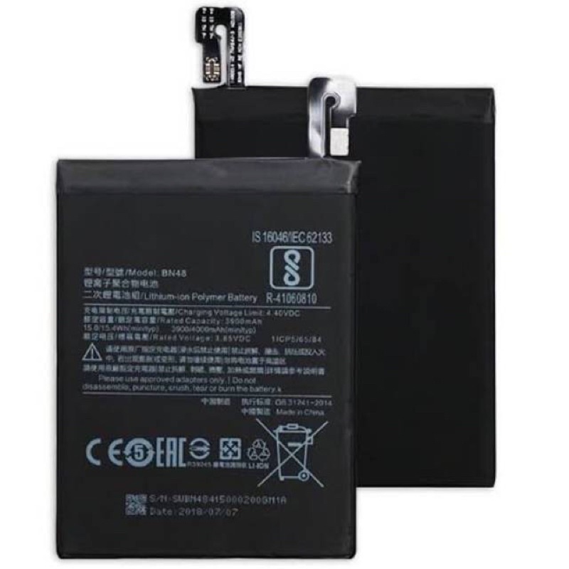 battery baterai batre Xiomi Redmi Note 6 Pro BN48 Original