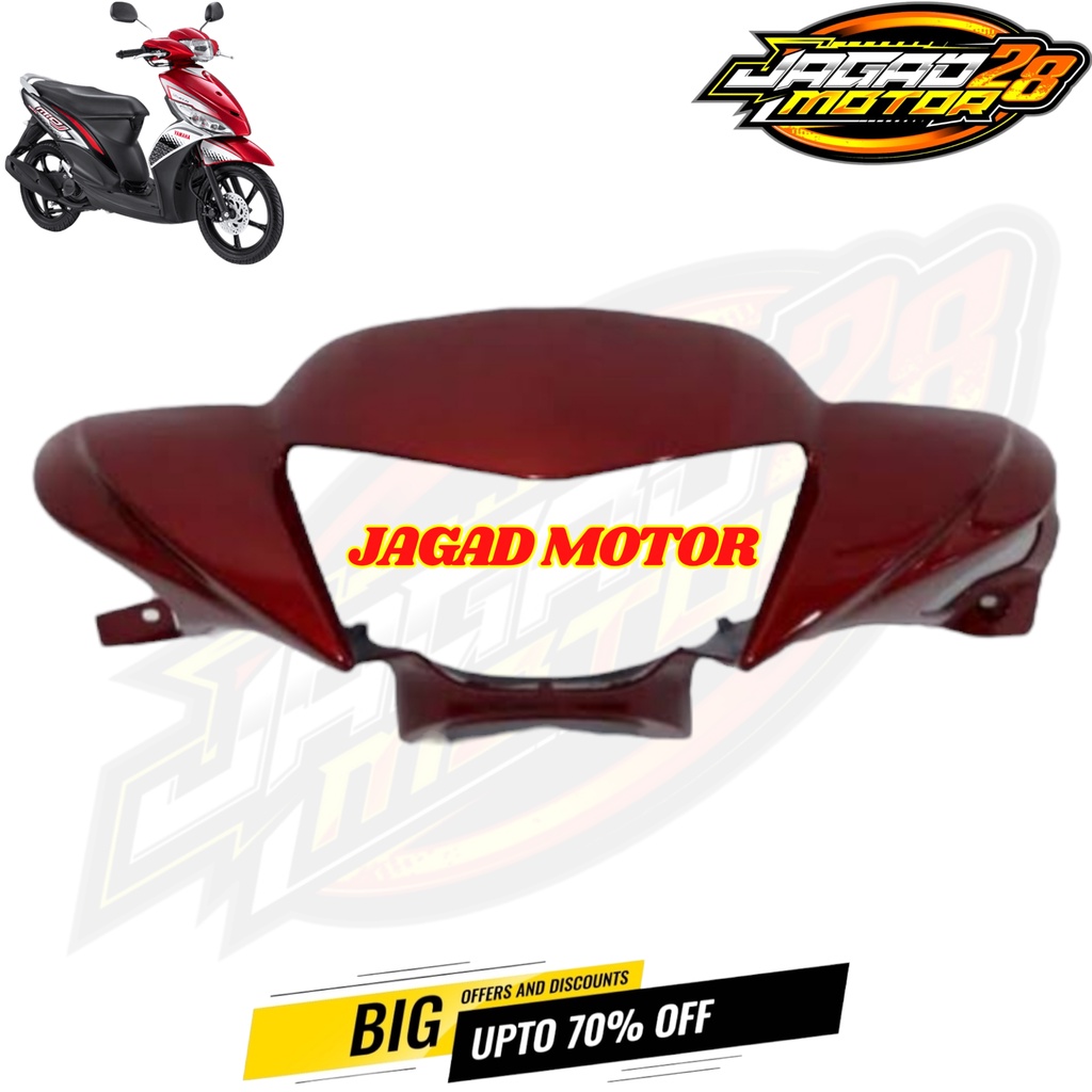 Batok Depan Yamaha Mio J Merah / Kepala Depan Yamaha Mio J Merah / Batok Kepala Depan Yamaha Mio J Warna Merah / Batok Lampu Depan Yamaha Mio J Warna Merah