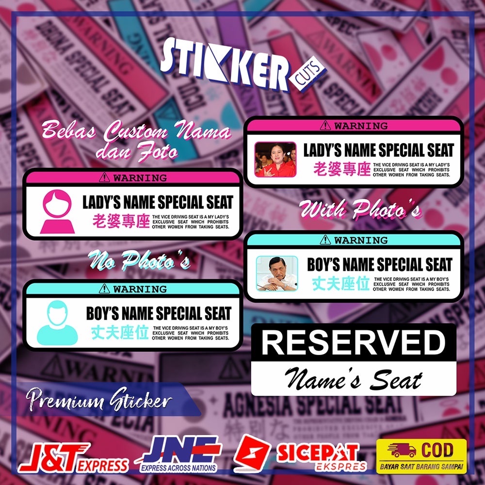 STICKER PRINT&CUT SPECIAL SEAT