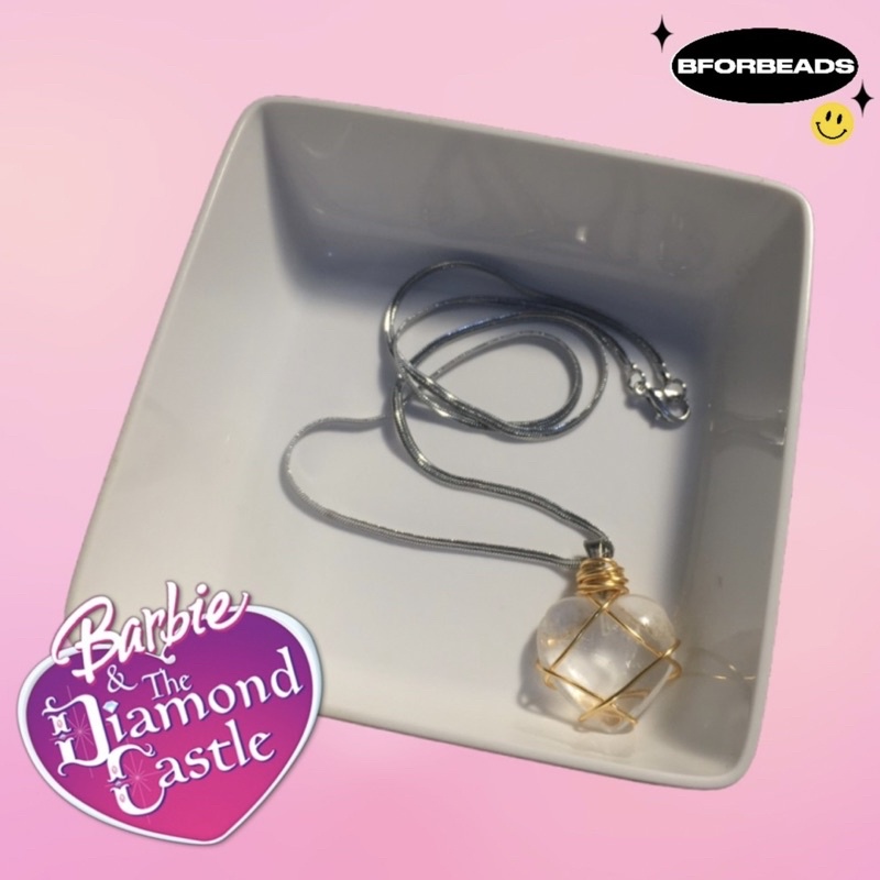[Pre order] Barbie the diamond castle necklace