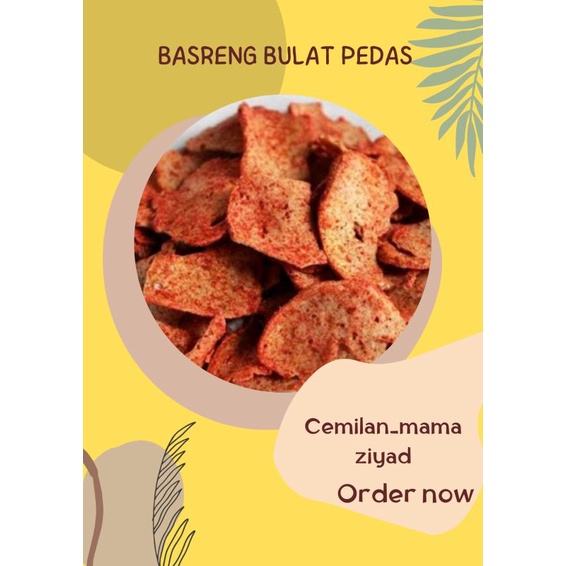 

Cemilan basreng bulat pedas gurih 250 gram