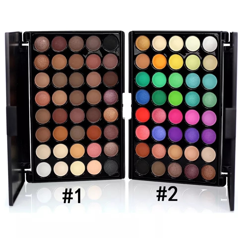 SHINE STAR - POPFEEL 40 Warna Matte Eyeshadow Palatte / Shimmer / EYE SHADOW PALET (COD)