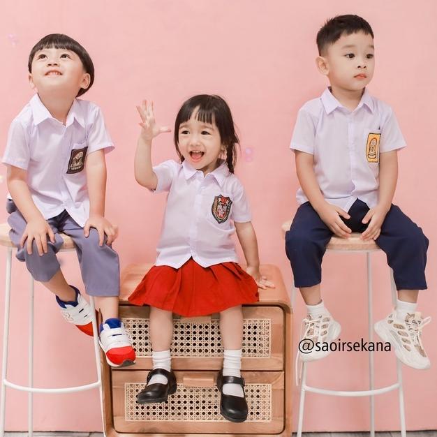 baju seragam sekolah SD SMP SMA bayi batita balita anak ukuran kecil [UGA.18Oc22y]