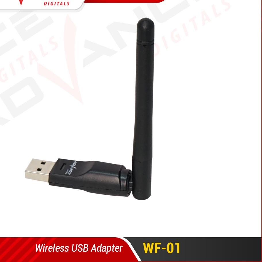 Best Seller Advance USB Dongle Wifi Wireless Adapter Receiver WF-01 Komputer PC Laptop Set Top Box 1