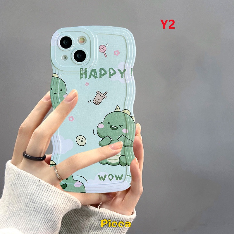 Case Desain Kartun Kue Donat Milk Tea Untuk OPPO A96 A17K A7 A15 A95 A1K A76 A16 A15s A53 A16K A54 A12 A57 A55 A74 A5s A16 A12 A5s A6 A16 A A52 A9 A5E 6e A3s