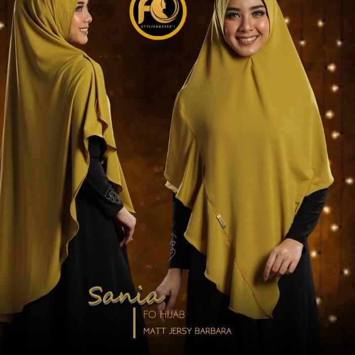 [PRODUK F9CDO] Khimar Sania by FO hijab Jersey Barbara IZZ