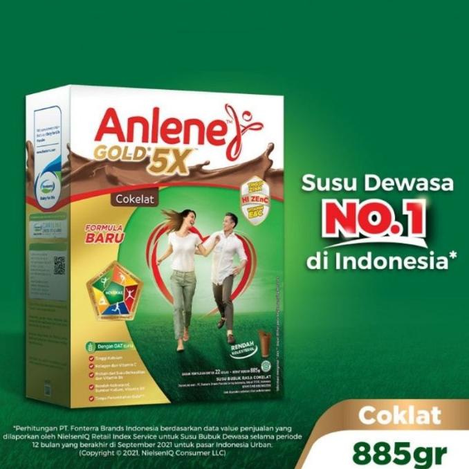 

[ COD ] ANLENE GOLD 5X COKLAT 885 G SUSU NUTRISI SENDI TULANG OTOT LANSIA
