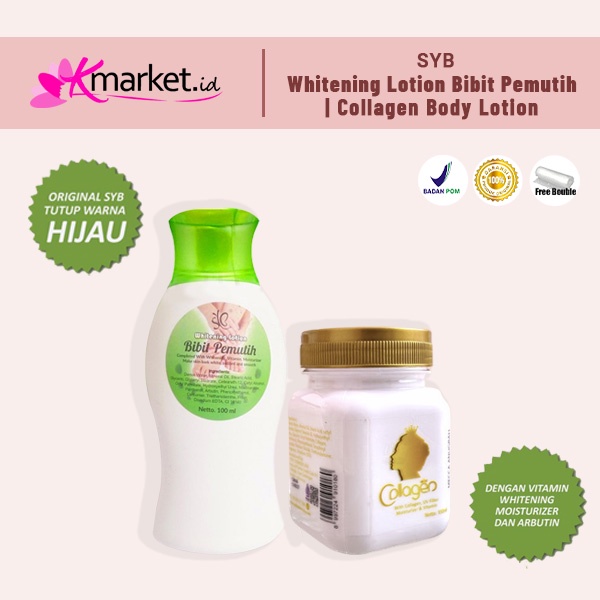 SYB Bibit Lotion Pemutih | Collagen Body Lotion