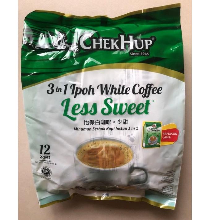 

Bisa COD Chekhup White Coffee Less Sweet/ Chek Hup/ Isntant Coffee 420g gas !!