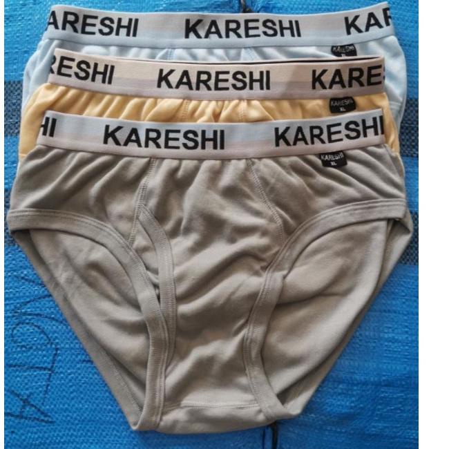 Paling Laku--6 PCS/BEEE_91/Celana Dalam Pria Kareshi 210 Karet Boxer