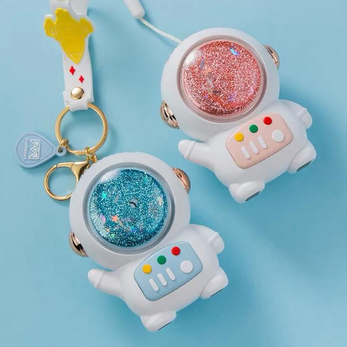 Siap Kirim Astronaut Cute Fan Kipas Angin Mini Portable Karakter Kipas Astronot Kapasitas Besar USB 