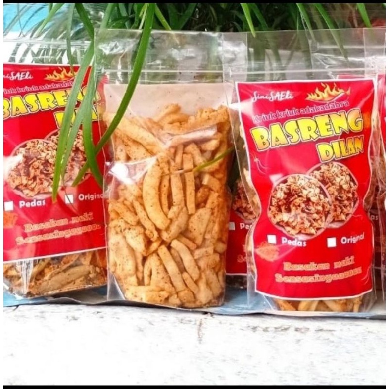 

Sinisaeki Basreng Dilan Pedas Daun Jeruk 200gr