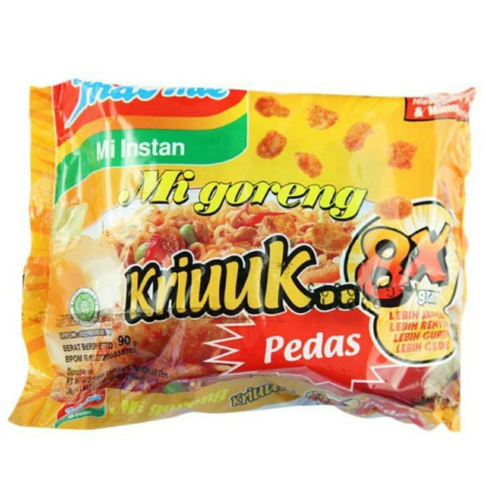 

PROMO INDOMIE GORENG KRIUK PEDAS 90 GRAM