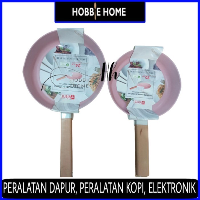 Frypan Viera Granite Marble Coating Without LID - 20 CM