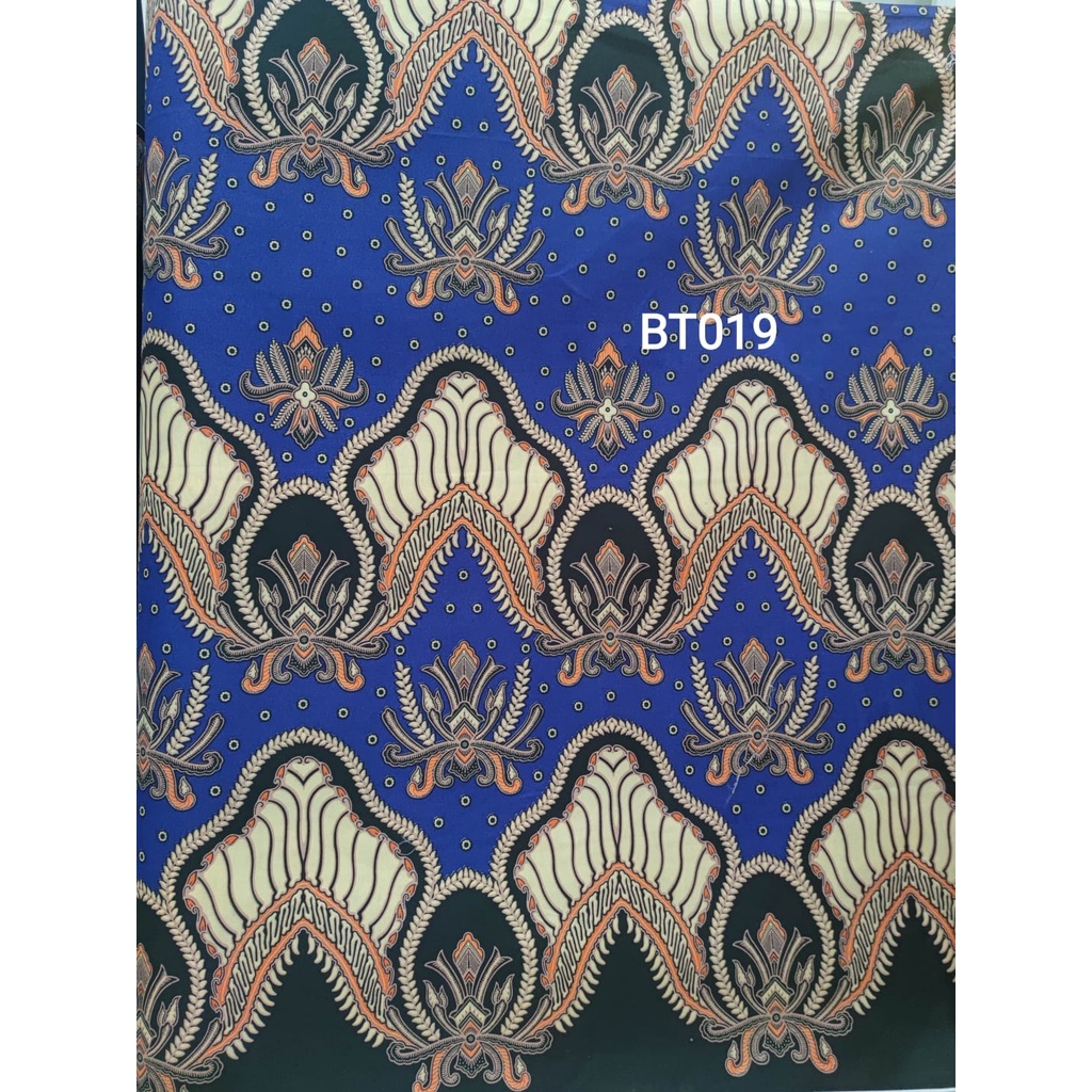 BT 019 kain batik terbaru jual meteran rollan harga per setengah meter  happychild