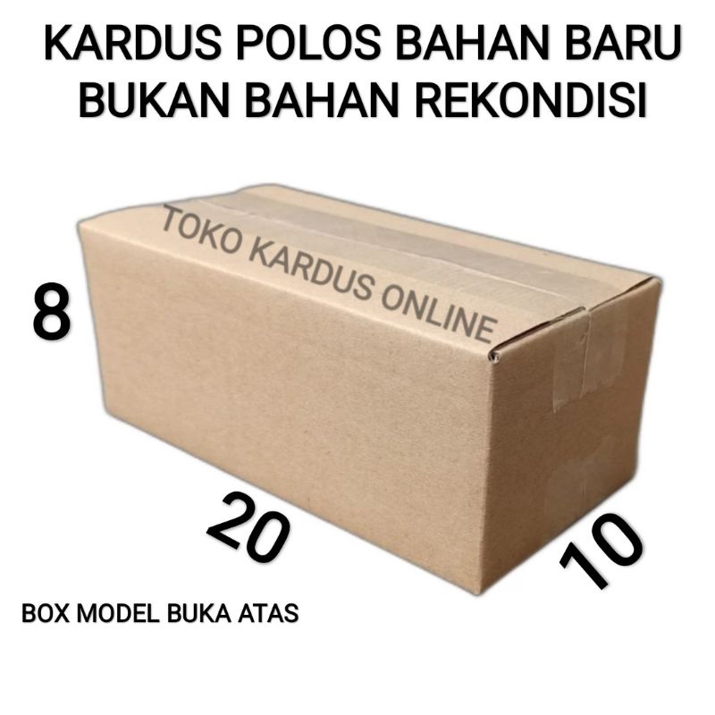 

Kardus 20x10x8 Box Packing Dus Polos Bahan Baru dan Termurah