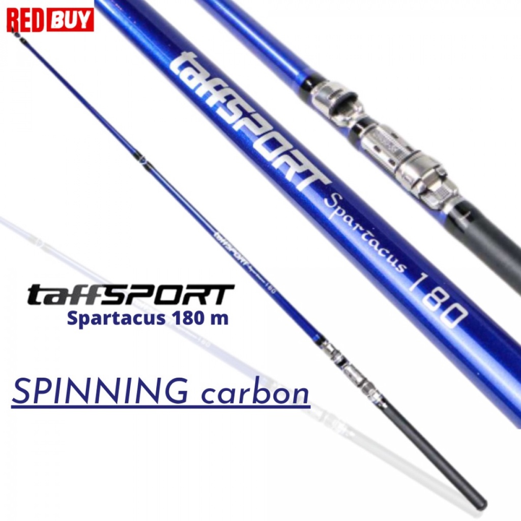 Joran Pancing Carbon Fiber Spinning TaffSPORT Spartacus 180 Cm 2 Segments